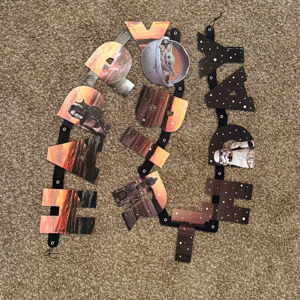Star Wars Mandalorian Party Decor Set